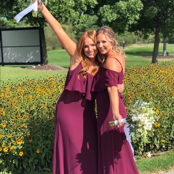 Show Me Your Mumu Caitlin dress in merlot - Picture 14 of 14